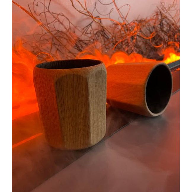 Charred White Oak Bourbon Cup...Unique, Artisan Design for Sophisticated Sipping